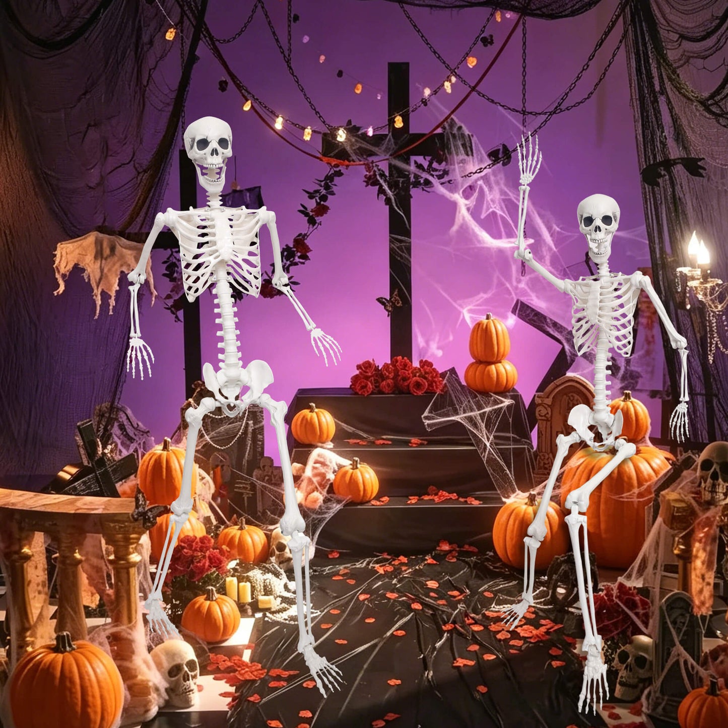 Lodou 5.9Ft Skeleton for Halloween