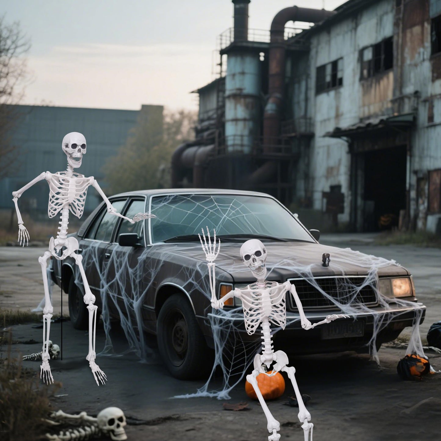 Lodou 2 pack 5.4Ft Skeleton for Halloween