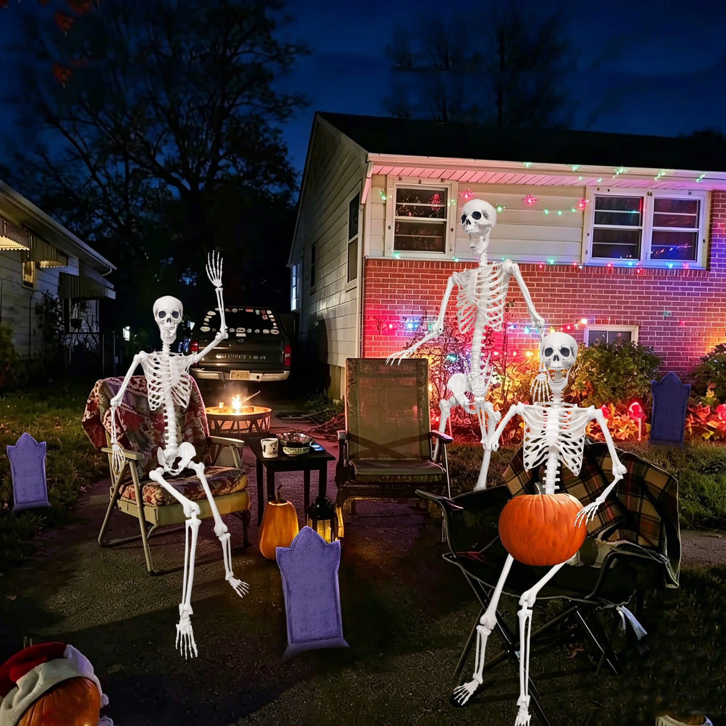 Lodou 5.9Ft Skeleton for Halloween