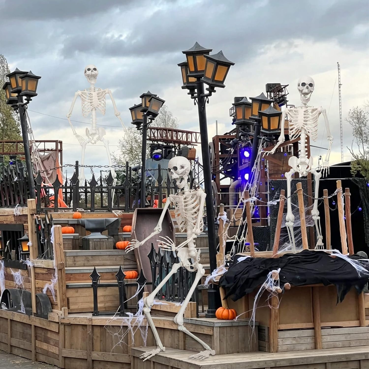 Lodou 5.4Ft Skeleton for Halloween